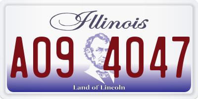 IL license plate A094047