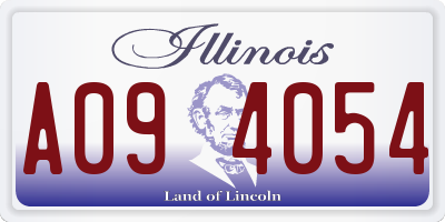 IL license plate A094054