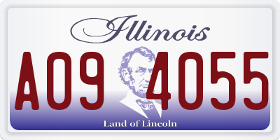 IL license plate A094055