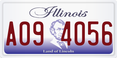 IL license plate A094056