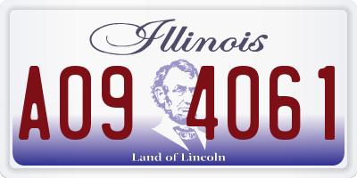 IL license plate A094061