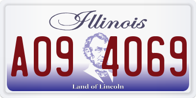 IL license plate A094069
