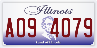 IL license plate A094079