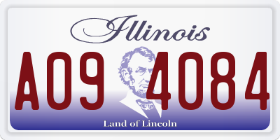 IL license plate A094084