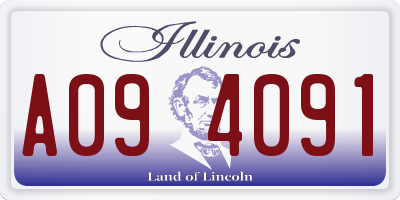 IL license plate A094091