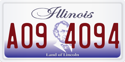 IL license plate A094094
