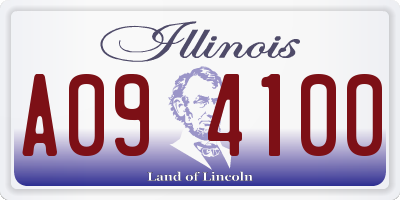 IL license plate A094100