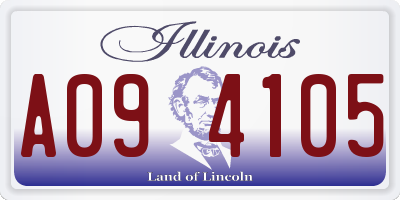 IL license plate A094105