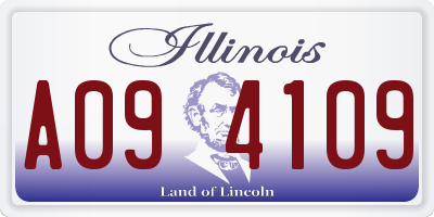 IL license plate A094109