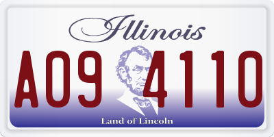 IL license plate A094110