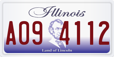 IL license plate A094112