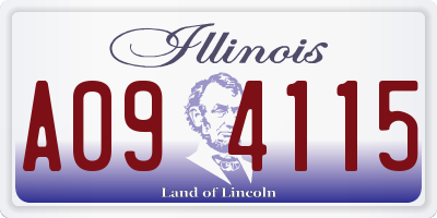 IL license plate A094115