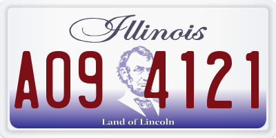 IL license plate A094121