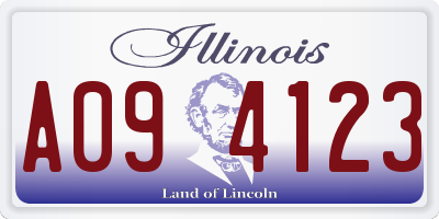 IL license plate A094123