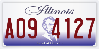 IL license plate A094127