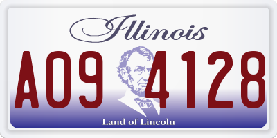 IL license plate A094128