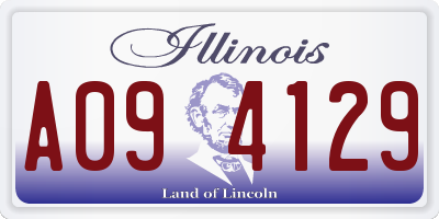 IL license plate A094129