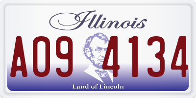 IL license plate A094134