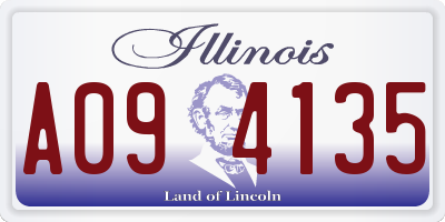 IL license plate A094135