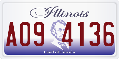 IL license plate A094136