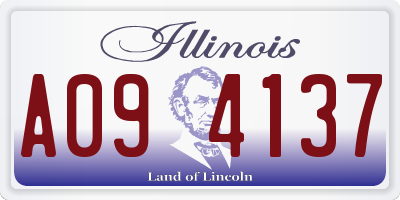 IL license plate A094137