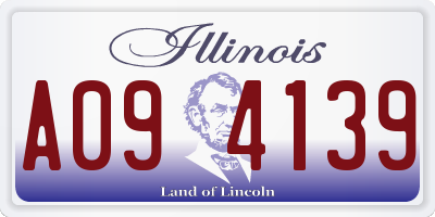 IL license plate A094139
