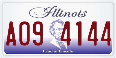 IL license plate A094144