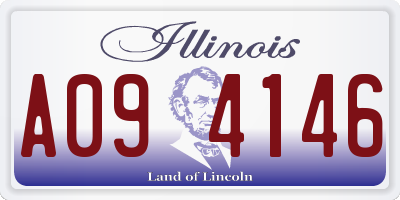 IL license plate A094146