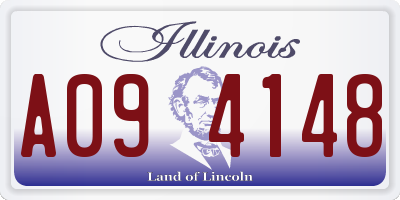 IL license plate A094148