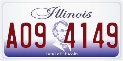 IL license plate A094149