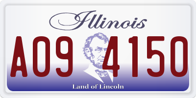 IL license plate A094150