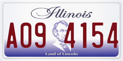 IL license plate A094154