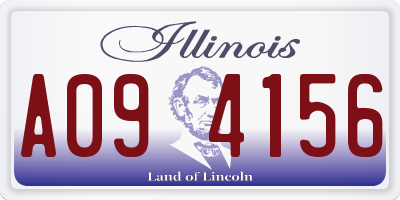 IL license plate A094156