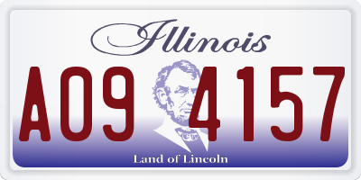 IL license plate A094157