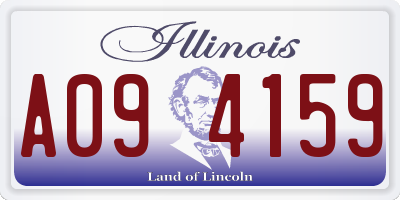 IL license plate A094159