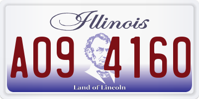 IL license plate A094160
