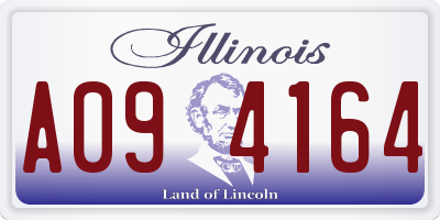 IL license plate A094164