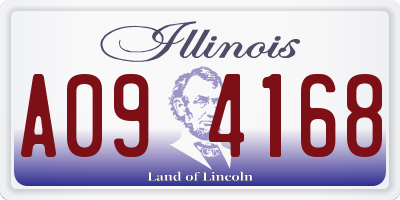 IL license plate A094168