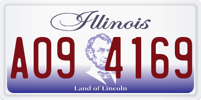 IL license plate A094169