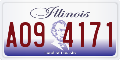 IL license plate A094171