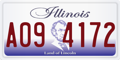 IL license plate A094172