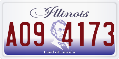 IL license plate A094173