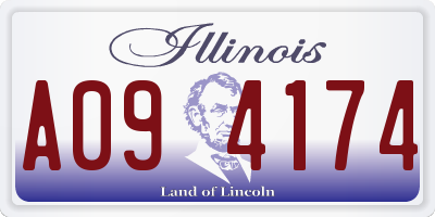 IL license plate A094174