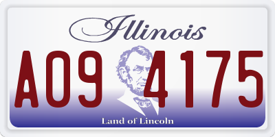 IL license plate A094175