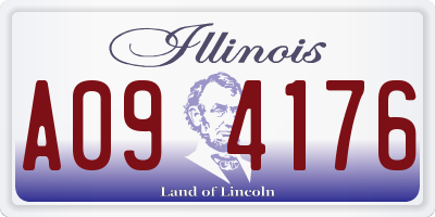 IL license plate A094176