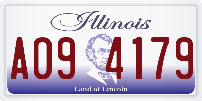 IL license plate A094179