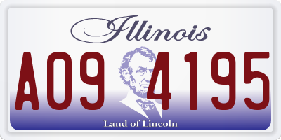 IL license plate A094195