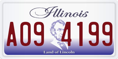 IL license plate A094199