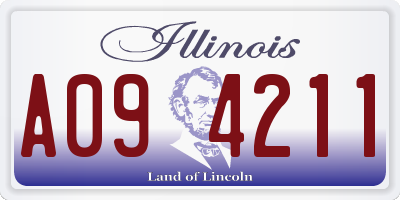 IL license plate A094211