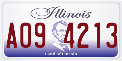 IL license plate A094213